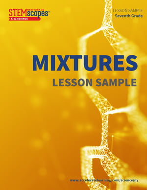 Grade 7 NY Science Lesson Sample 