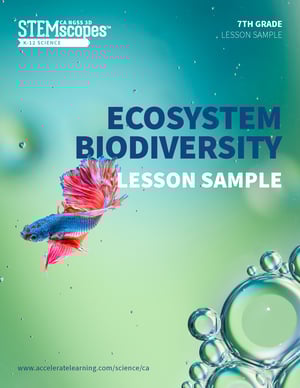 Ecosystem Biodiversity Lesson Sample 