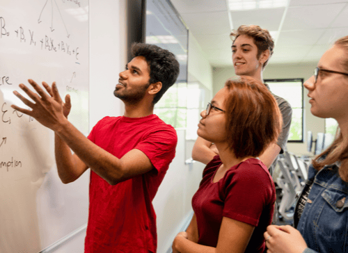 high school students math group